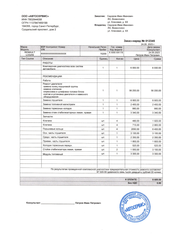 Купить Чеки для отчетности