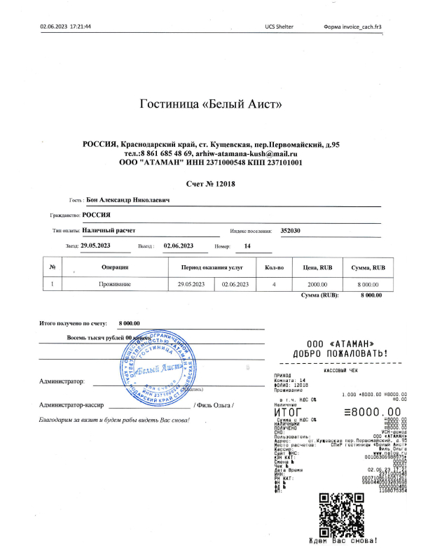 Купить Чеки для отчетности